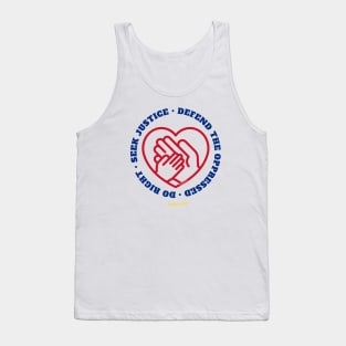 Seek Justice Defend Oppressed Do Right Isaiah 1 17 Tank Top